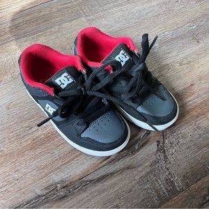 DC Toddler Boy Shoes Size 11 Skate Shoes - Red/Black